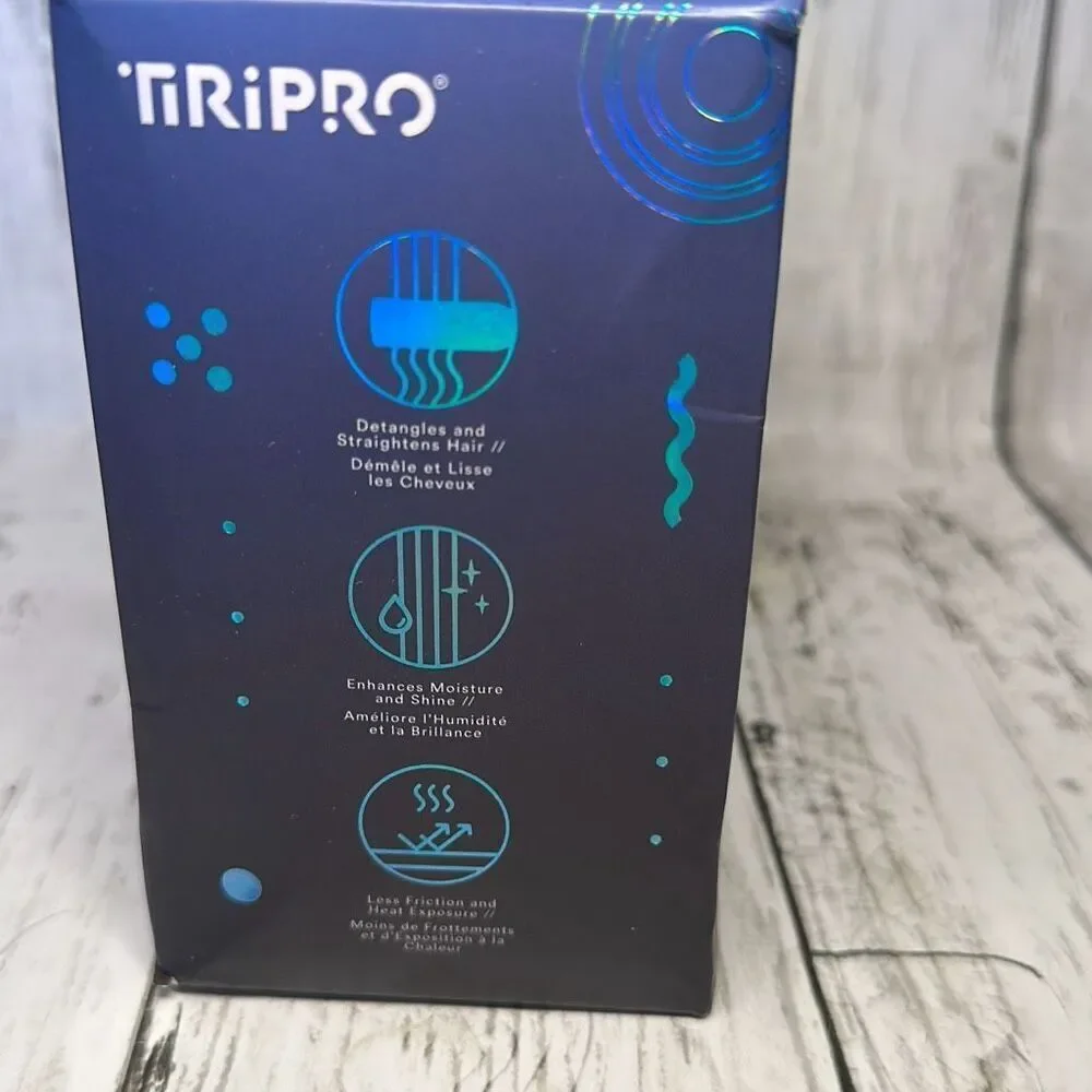 Tiripro Foldable Hot Straightening Smoothing Brush with‎ Pouch New